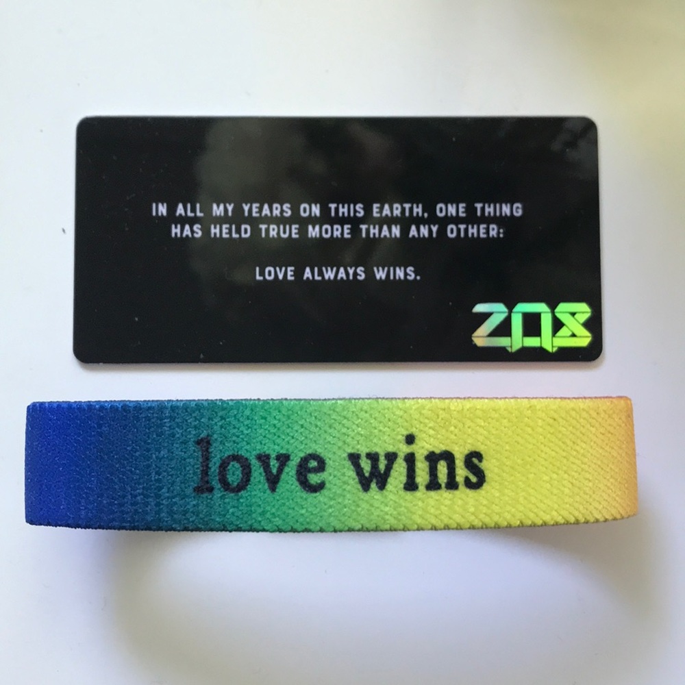 Zox pride bracelet
